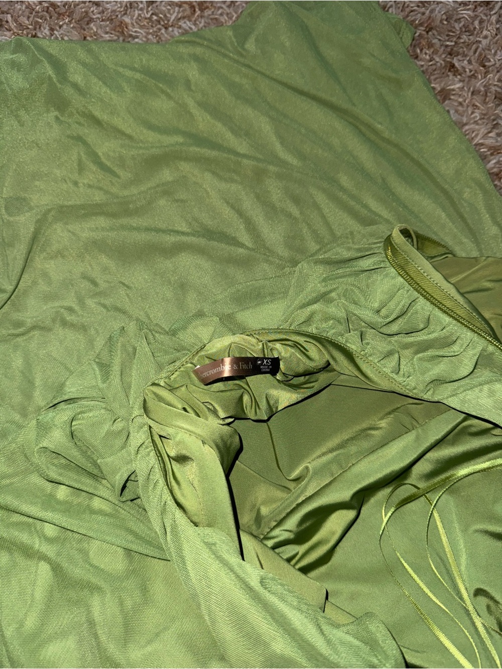 Green Halter Maxi Dress - Picture 3 of 3